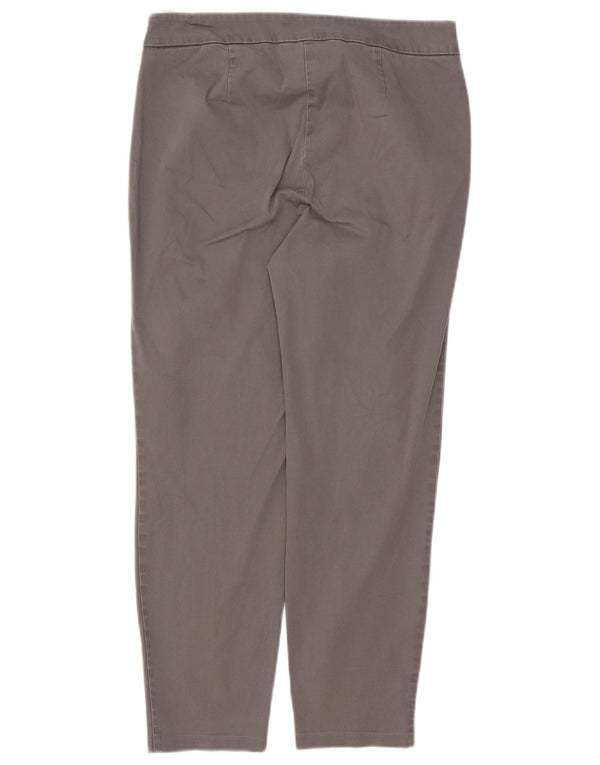 Marks & Spencer Damen Crop Slim Freizeithose UK 10 Small W30 L25 Grau
