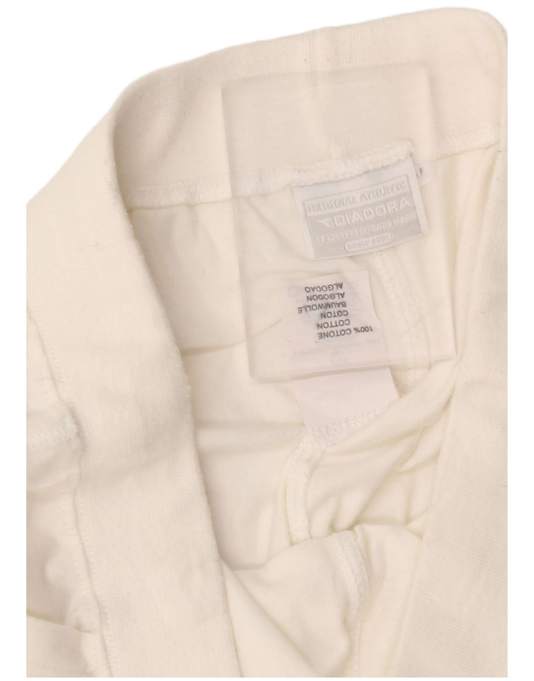 DIADORA Damen Capri-Trainingshose mit weitem Bein, UK 12, Mittelweiß