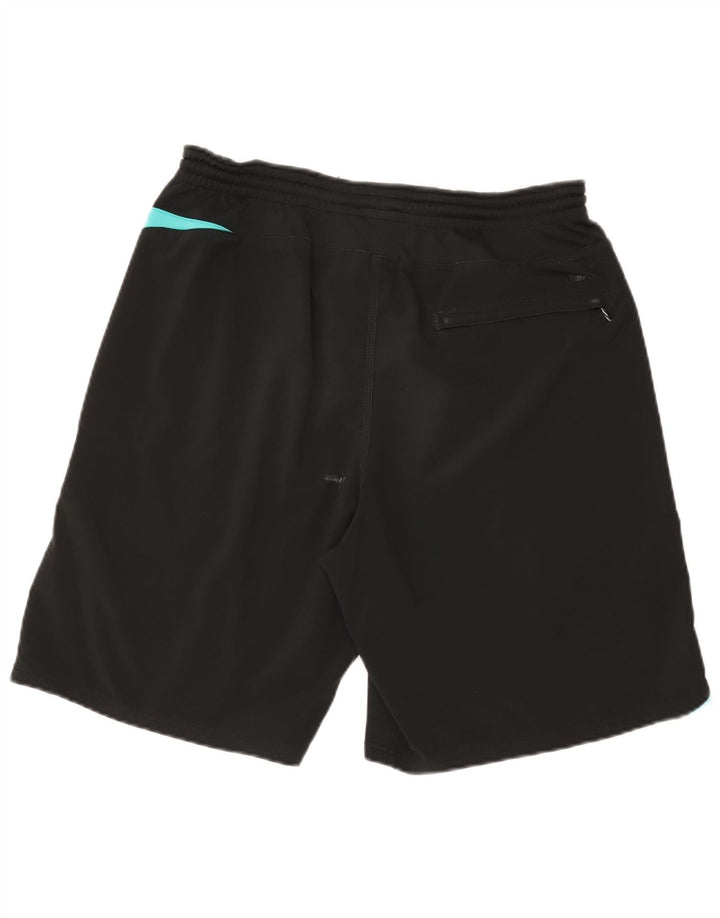 Nike Herren-Sportshorts, groß, schwarzes Farbblock-Polyester
