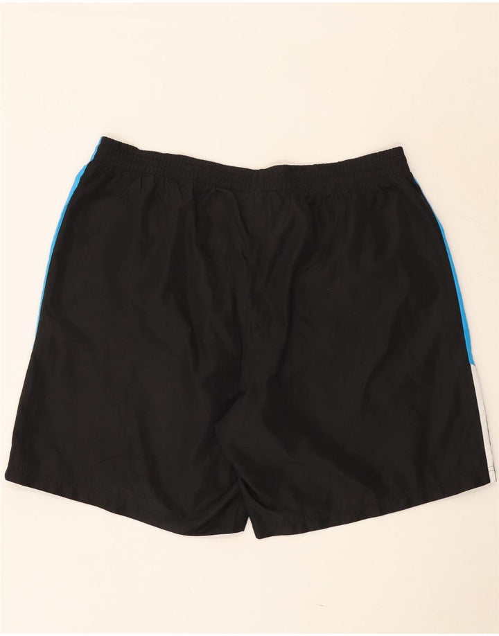 Adidas Herren Sportshorts 2XL Schwarz Colourblock Polyester