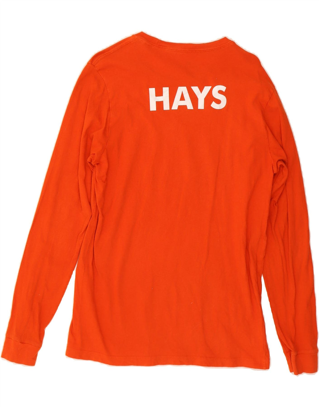 ADIDAS Mens Graphic Top Long Sleeve Medium Orange Cotton Vintage Adidas and Second-Hand Adidas from Messina Hembry 