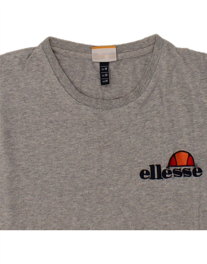 ELLESSE Mens T-Shirt Top Medium Grey Vintage Ellesse and Second-Hand Ellesse from Messina Hembry 