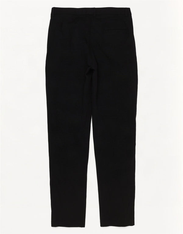 Marks & Spencer Damen-Freizeithose mit hoher Taille, UK 12, M, W32, L32, Schwarz