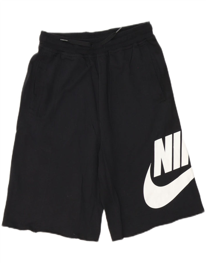 NIKE Herren Graphic Sport Shorts XL Schwarz Baumwolle