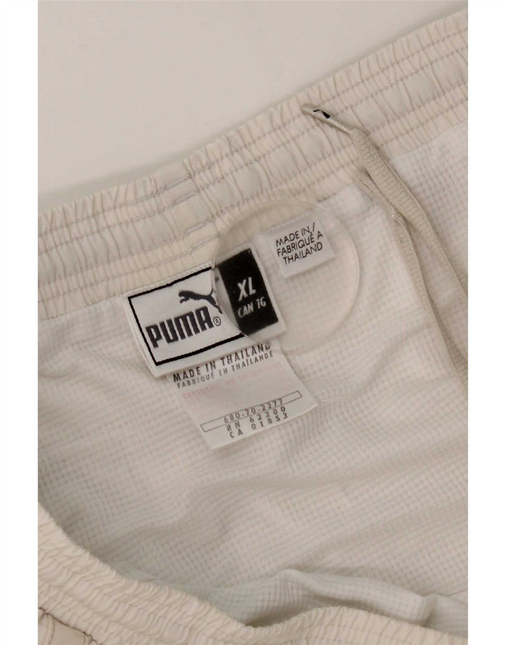 Puma Herren Sport Shorts XL Weiß Nylon