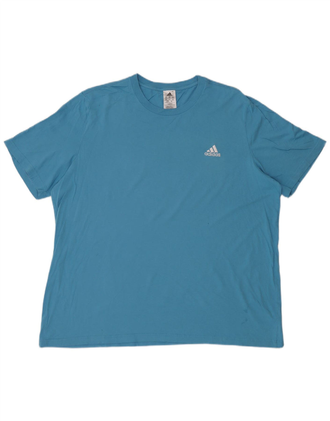 Adidas Herren T-Shirt Top 2XL Blau Baumwolle