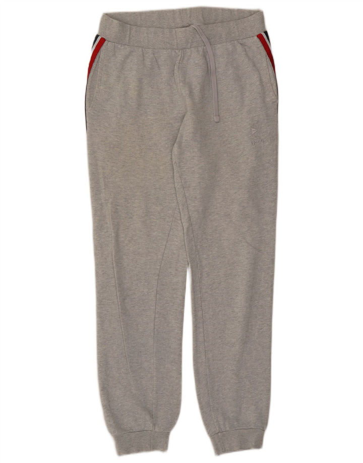Reebok Herren-Trainingshose mit Grafik, mittelgrau, Farbblock