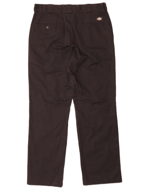Dickies Damen-Chinohose mit hoher Taille, US 14, XL, W34, L32, Schwarz