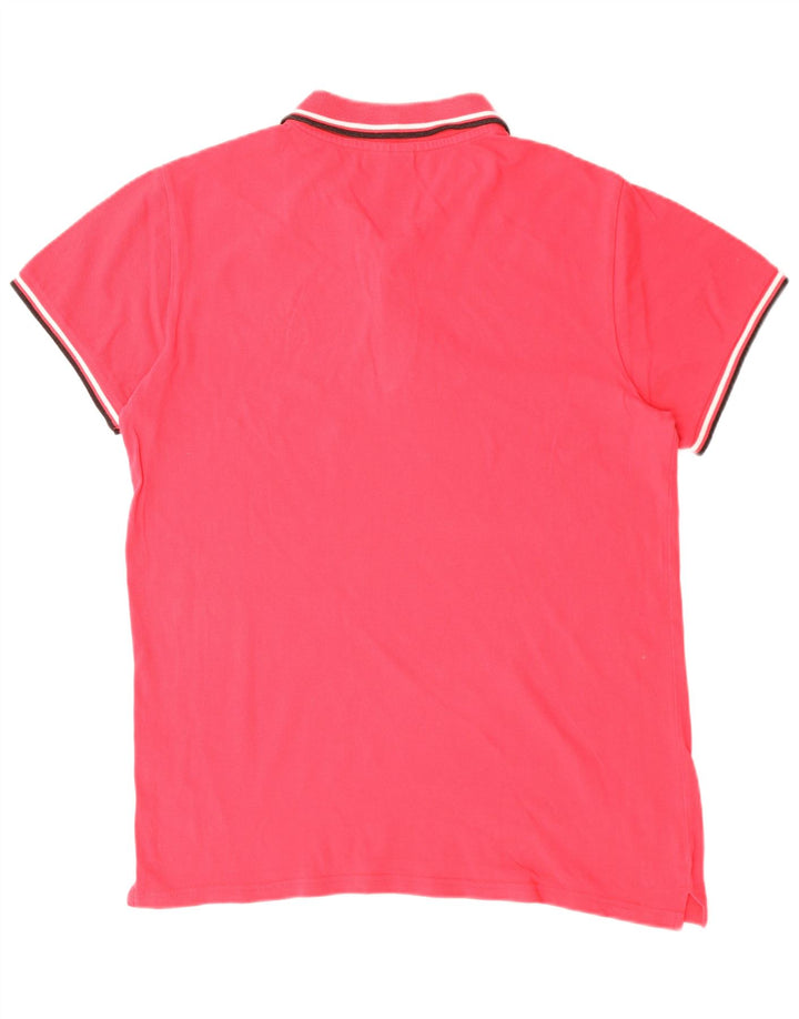 Kappa Herren Poloshirt XL Rosa Baumwolle