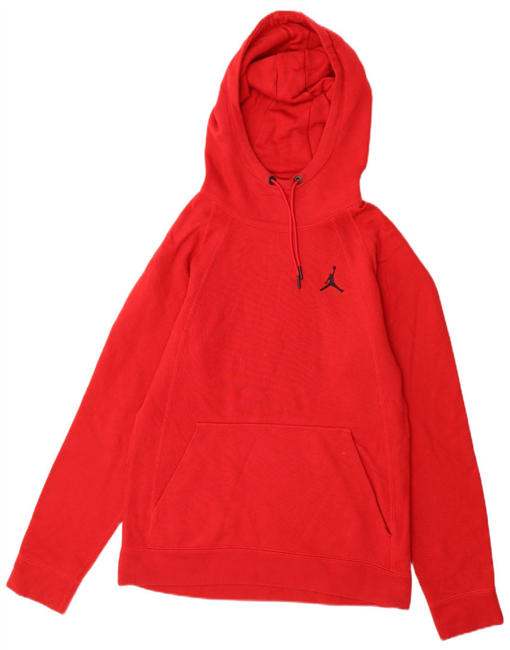 Jordan Herren Kapuzenpullover aus mittelroter Baumwolle