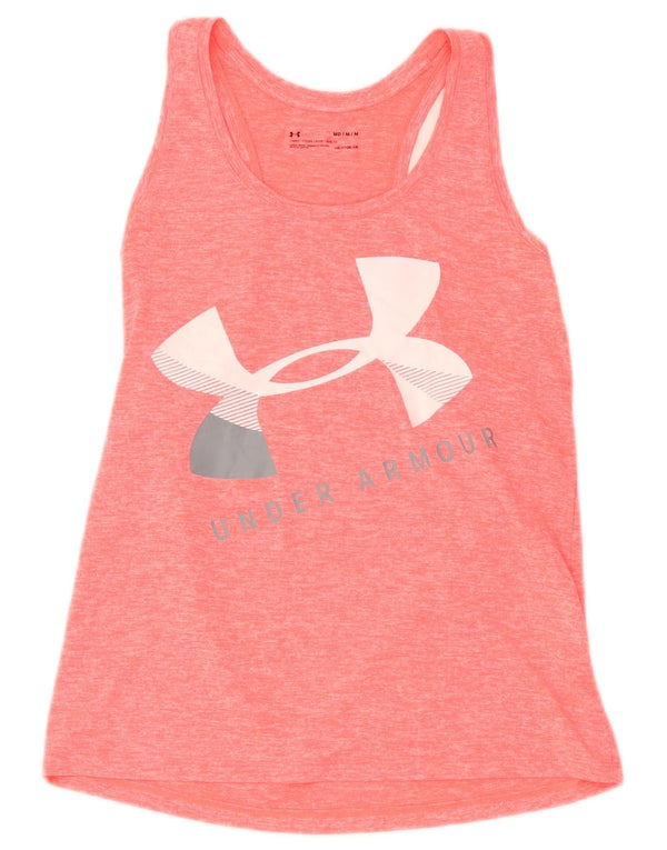 Under Armour Damen Heat Gear Grafik-Weste-Oberteil, UK 12, mittelrosa gefleckt