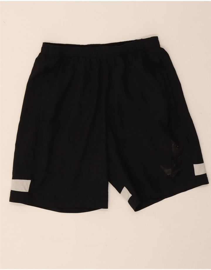 Nike Herren Dri Fit Graphic Sportshorts Mittelschwarzes Colourblock-Polyester