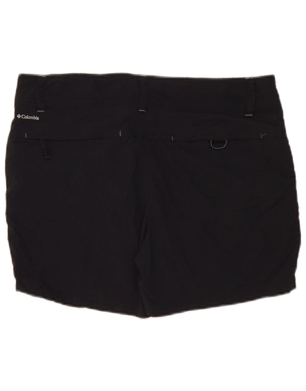 Columbia Damen Omni-Shade Cargo Shorts US 8 Medium W34 Schwarzes Nylon