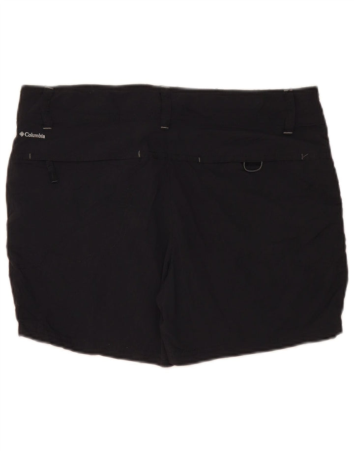 Columbia Damen Omni-Shade Cargo Shorts US 8 Medium W34 Schwarzes Nylon