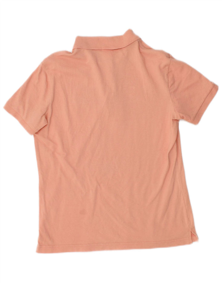 Lacoste Damen Poloshirt UK 12 Mittelrosa Baumwolle