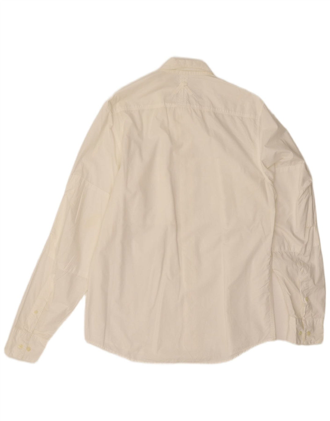 Murphy & Nye Herren-Sailmakers-Hemd, groß, cremefarbene Baumwolle