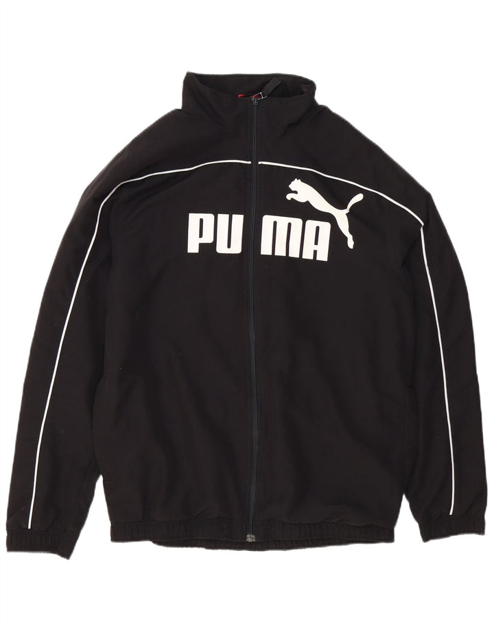 PUMA Herren Graphic Trainingsanzug Top Jacke Small Schwarz