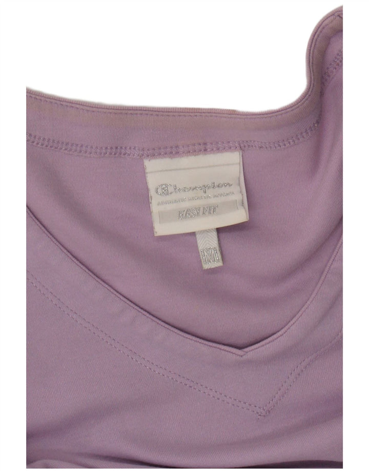 CHAMPION Damen Easy Fit Top Langarm UK 14 Medium Purple