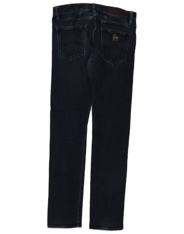 Armani Exchange Mens Slim Jeans W28 L31 Navy Blue