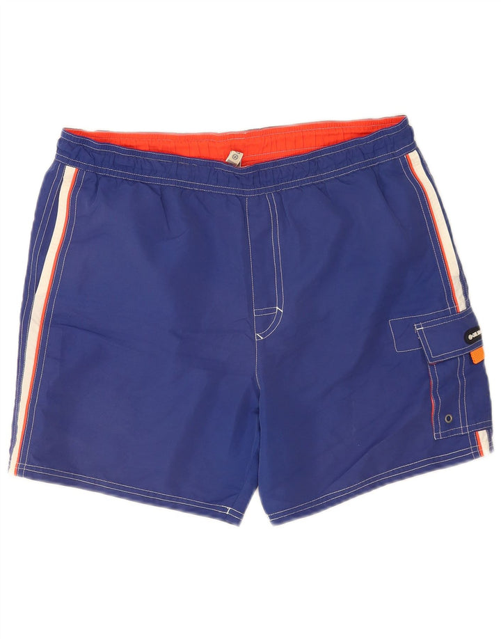 Colmar Herren-Badeshorts IT 48 Mittelblaues Colourblock-Polyester
