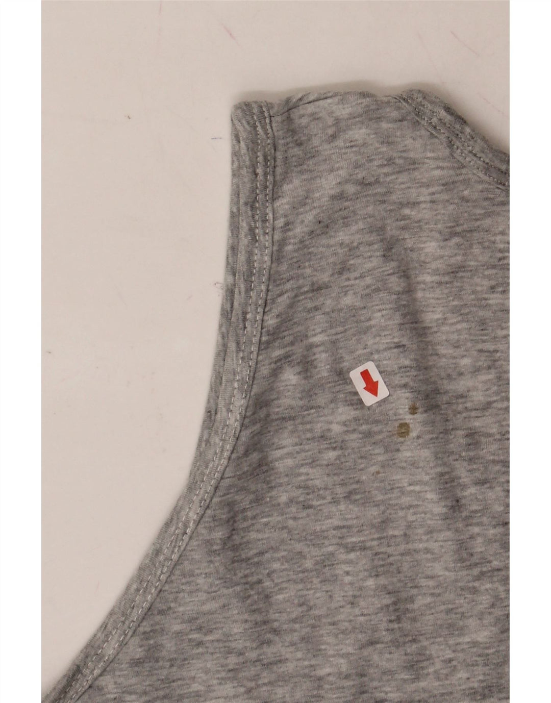 PUMA Womens Graphic Vest Top UK 14 Medium Grey Flecked Vintage Puma and Second-Hand Puma from Messina Hembry 