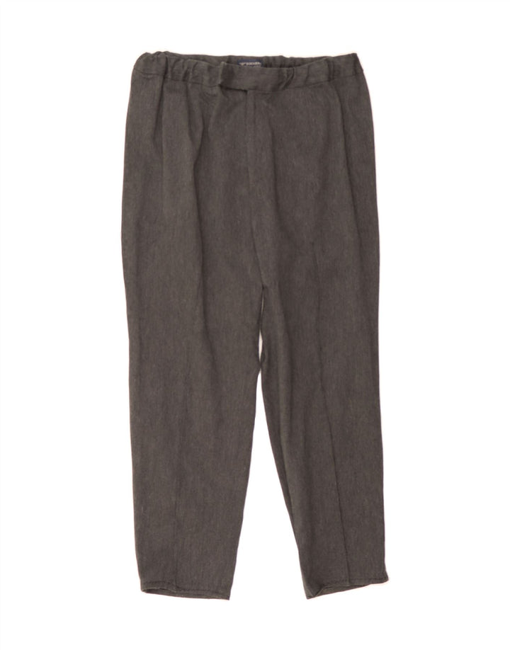 DOCKERS Womens Tapered Cropped Trousers W38 L24 Grey Vintage Dockers and Second-Hand Dockers from Messina Hembry 