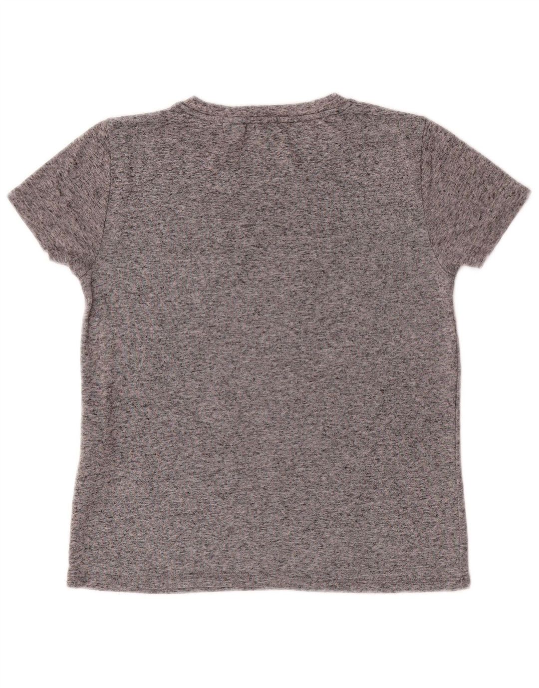 LEVI'S Damen T-Shirt Top UK 10 Small Grau geflecktes Polyester