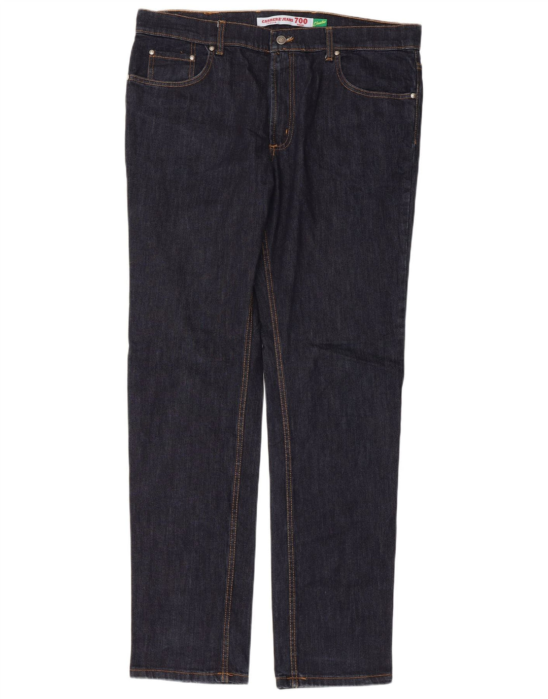 CARRERA Herren 700 Straight Jeans W38 L34 Marineblaue Baumwolle