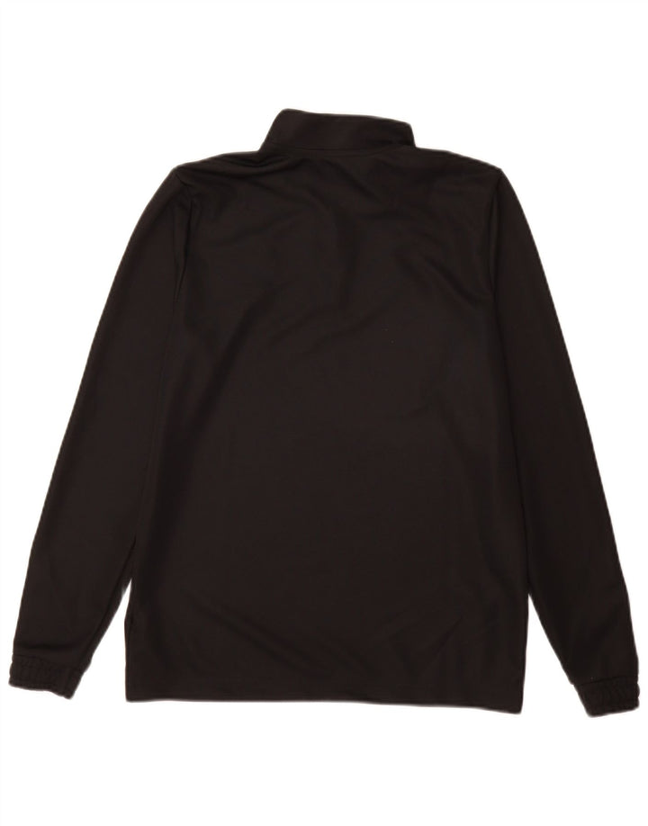 Adidas Jungen Aeroready Zip Neck Pullover Trainingsanzug Top 13-14 Jahre Schwarz