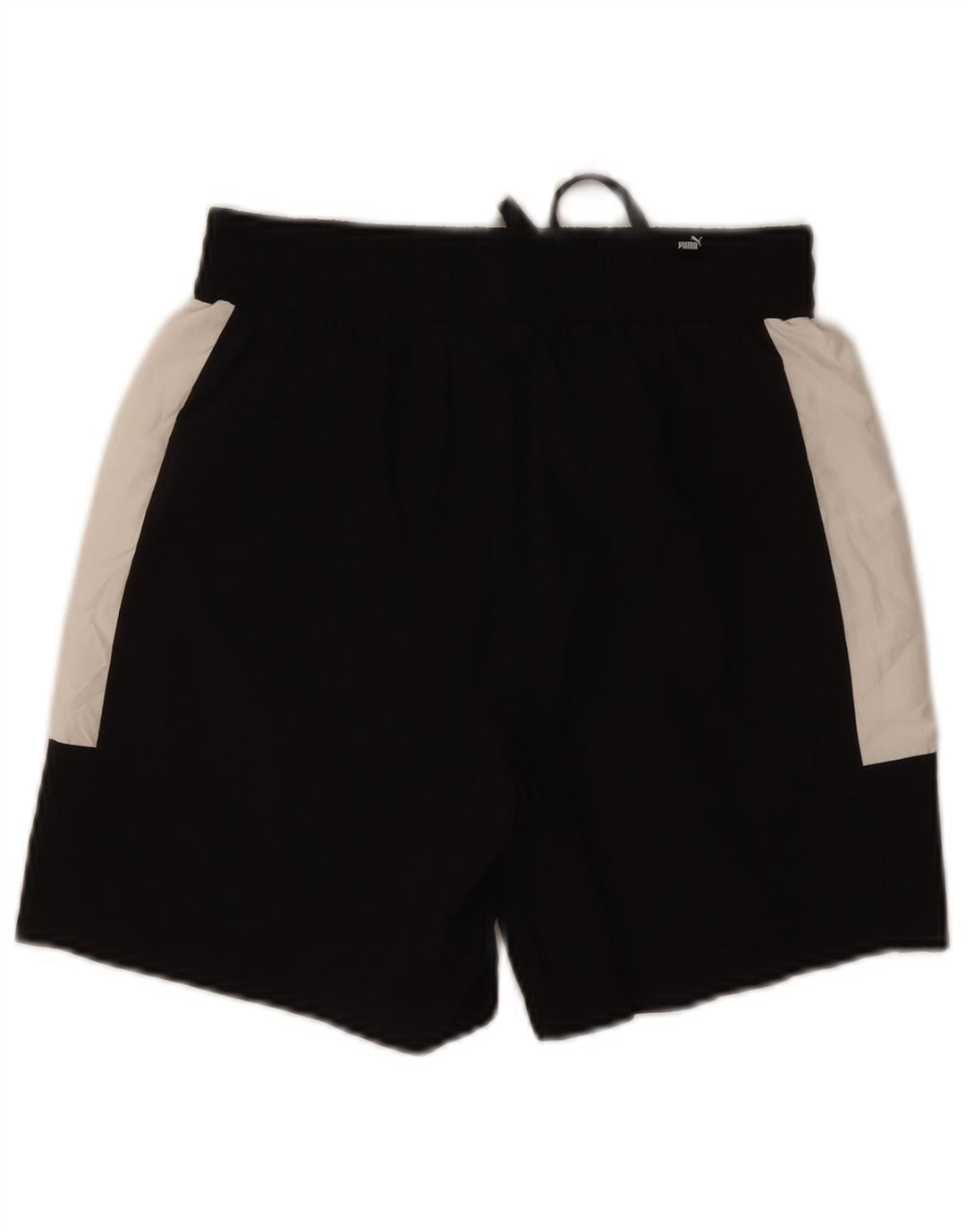 Puma Herren Graphic Sport Shorts Small Schwarz Colourblock Polyester