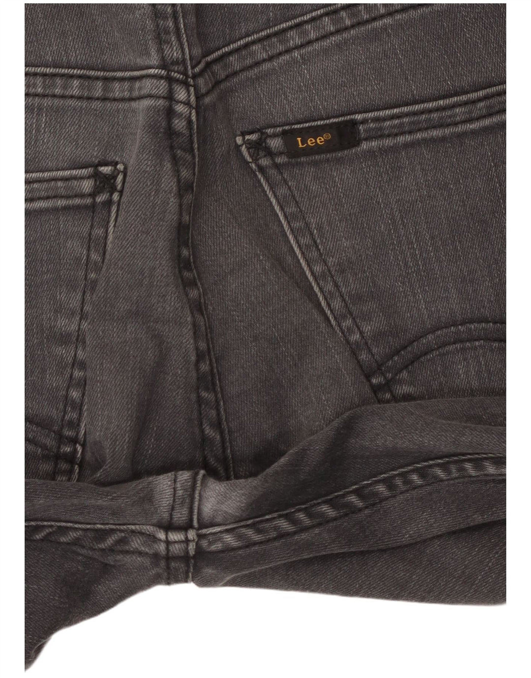 LEE Herren Jegger Straight Jeans W30 L32 Graue Baumwolle