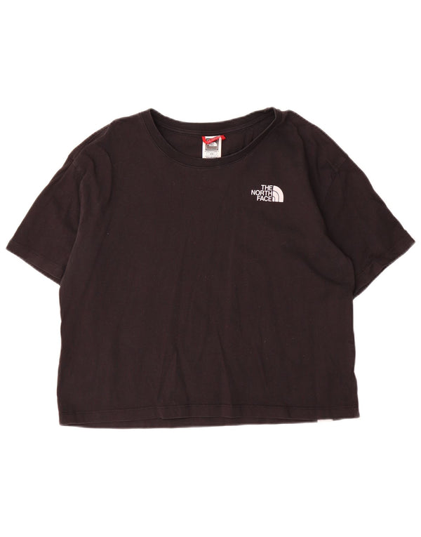 The North Face Damen T-Shirt Top UK 14 Medium Schwarz