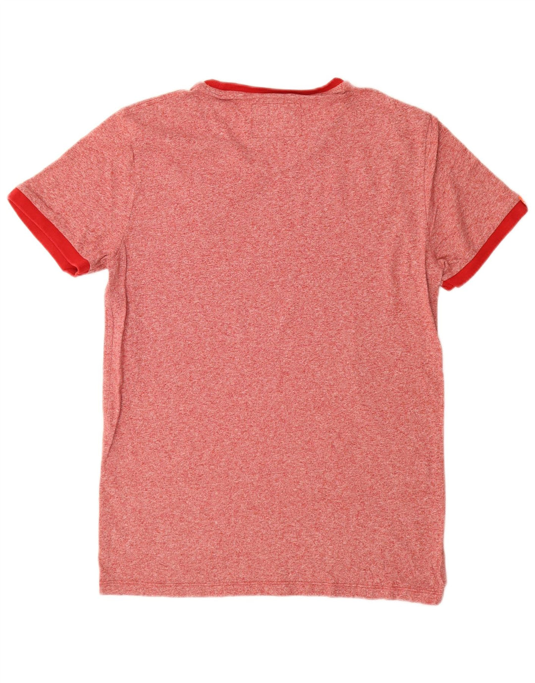 Superdry Herren T-Shirt mit Grafik, groß, rot meliert