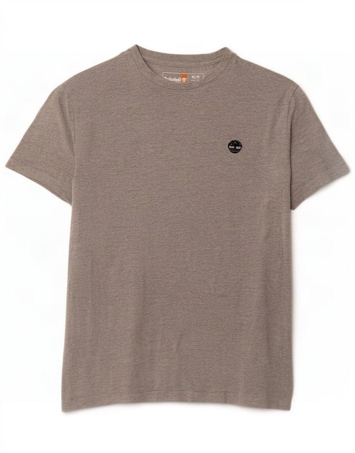 Timberland Slim Fit T-Shirt-Oberteil für Herren aus mittelgrauer Baumwolle