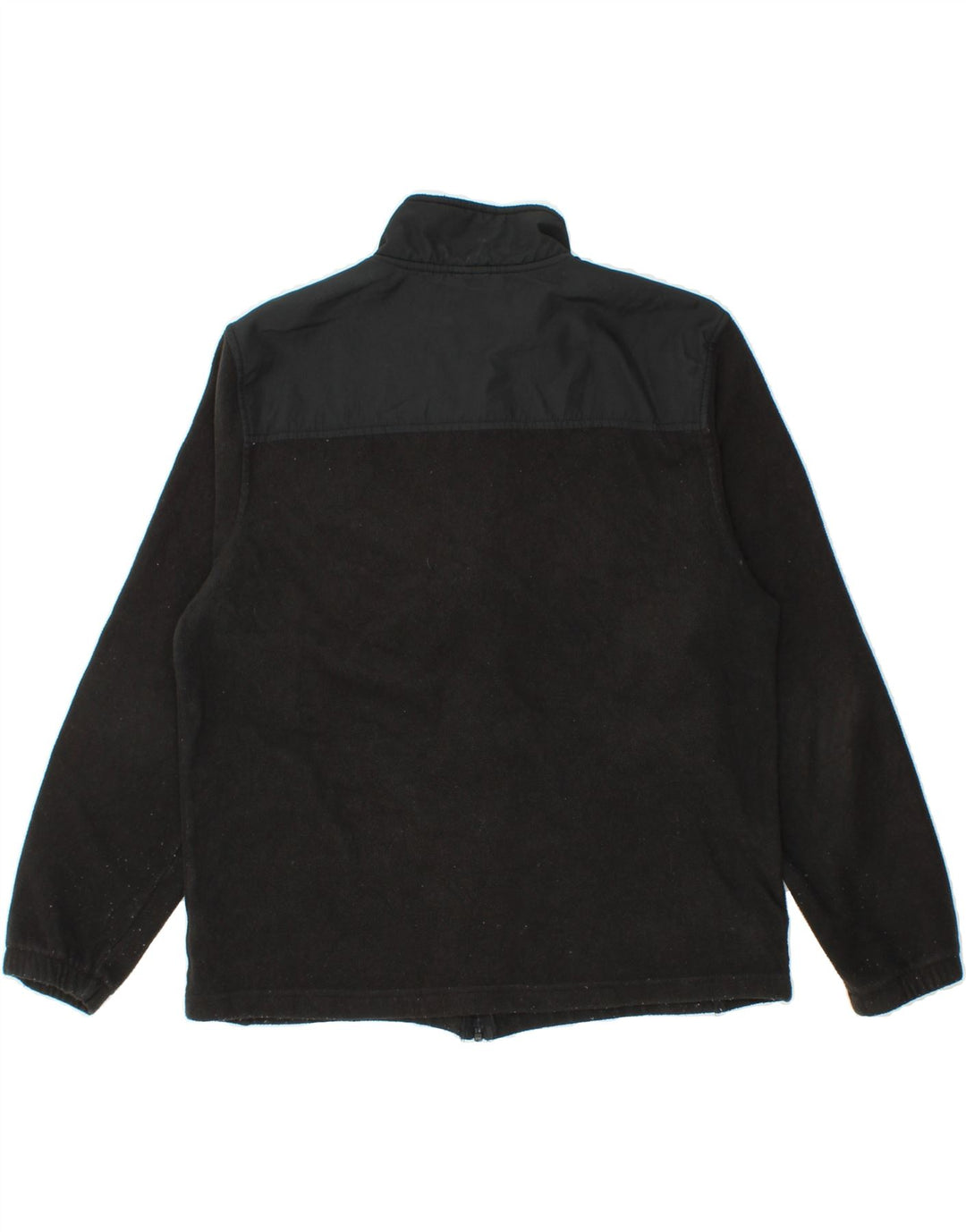 STARTER Mens Fleece Jacket UK 38/40 Medium Black Polyester Vintage Starter and Second-Hand Starter from Messina Hembry 