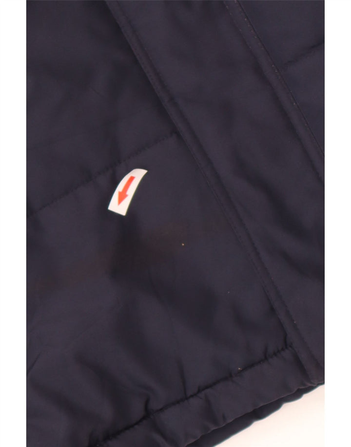 Reebok Boys Graphic Hooded Wattierte Jacke 13–14 Jahre XL Marineblau Polyester