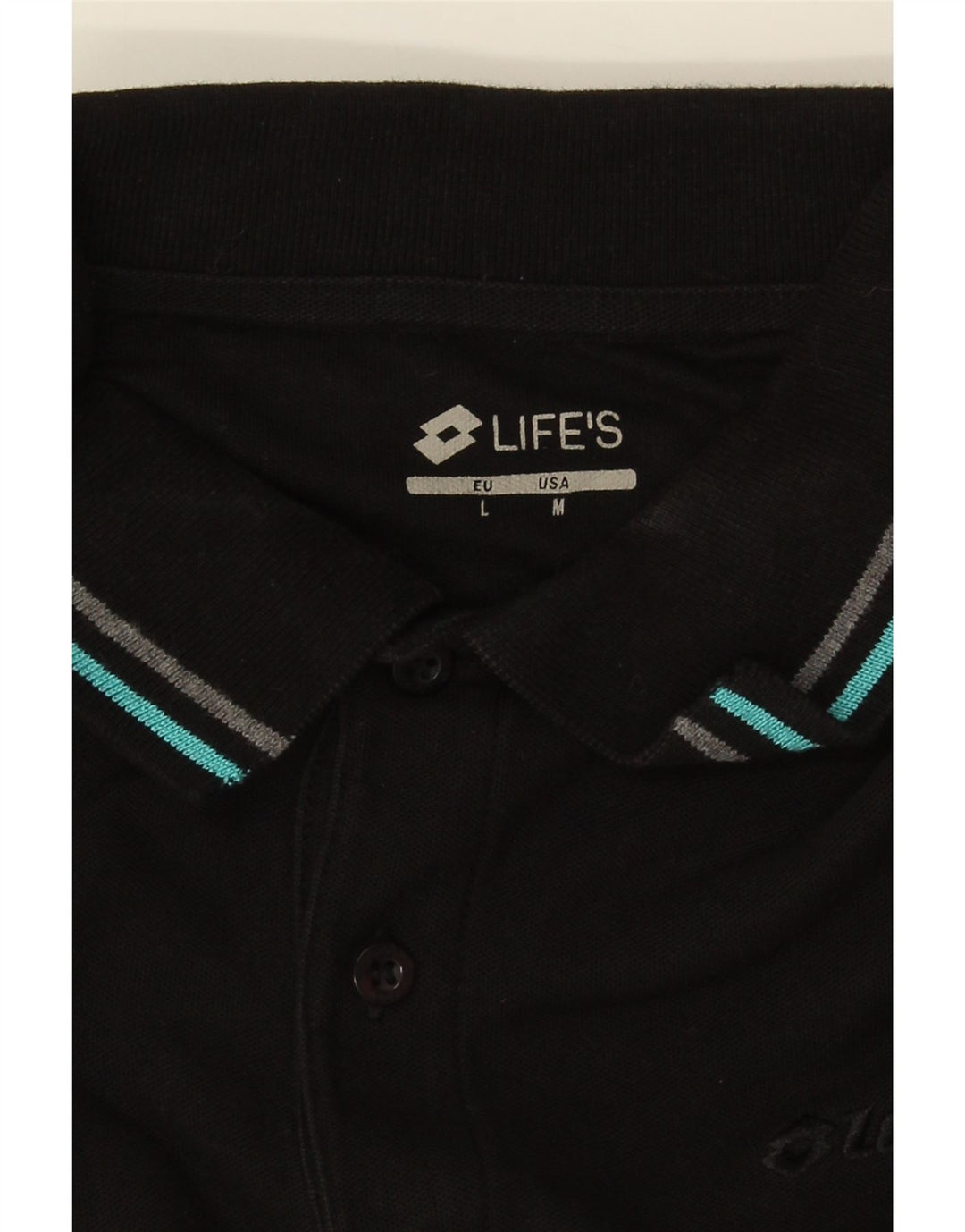 Lotto Herren Life's Poloshirt Medium Schwarz