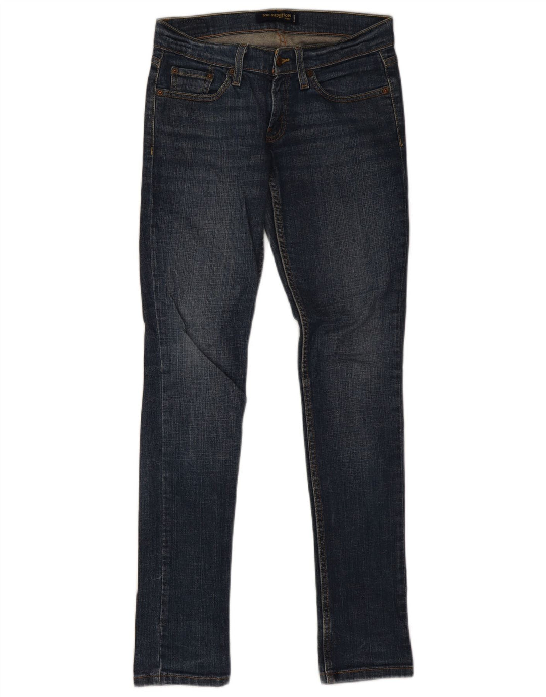 Levi's Damen 524 Too Superlow Skinny Jeans W28 L32 Blau