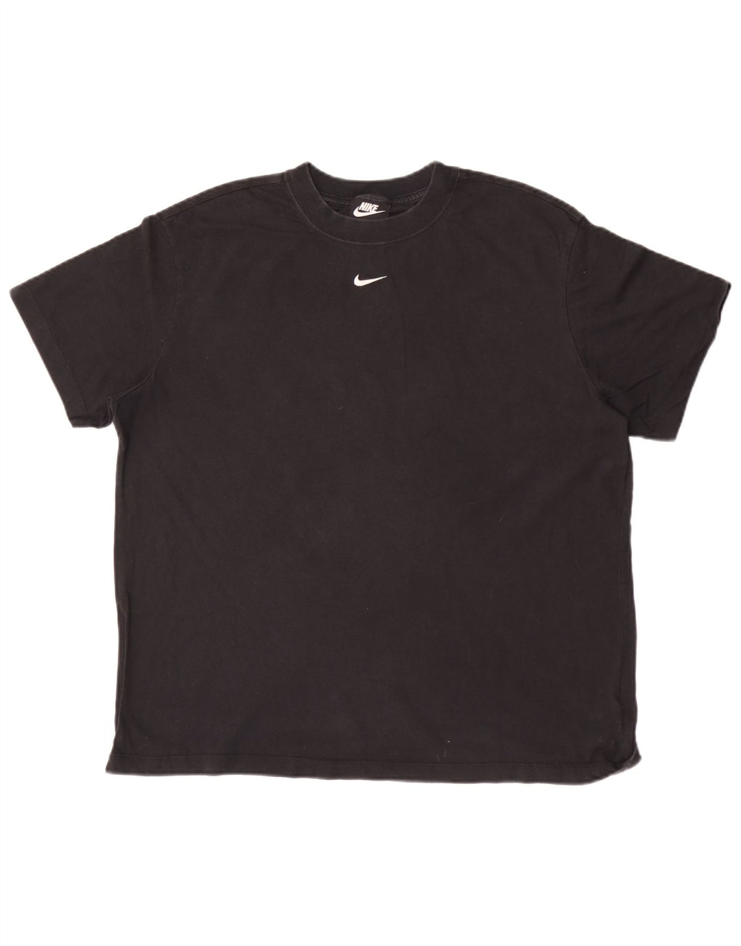 NIKE Herren T-Shirt Top Medium Schwarz Baumwolle