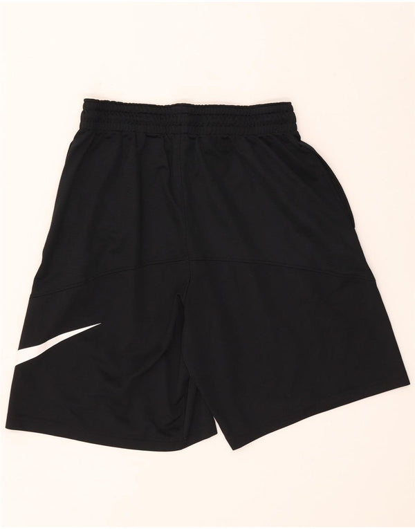 Nike Herren Dri Fit Graphic Sportshorts, groß, aus schwarzem Polyester
