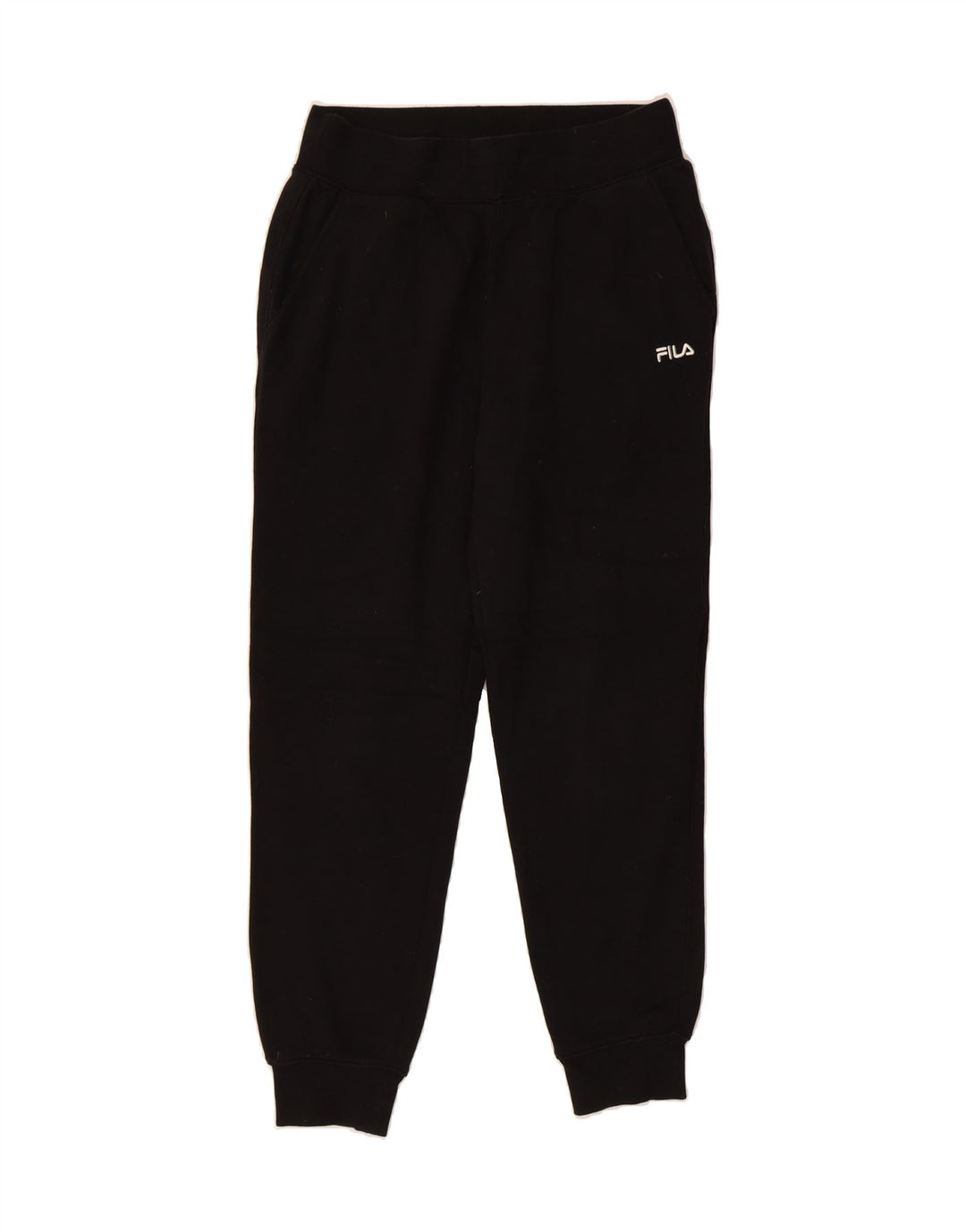 FILA Mens Tracksuit Trousers Joggers Small  Black Cotton Vintage Fila and Second-Hand Fila from Messina Hembry 