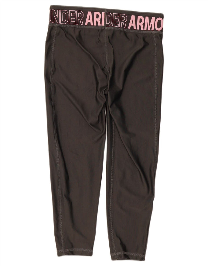 UNDER ARMOUR Damen Graphic Leggings UK 8 Small Grau