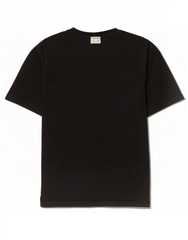 Adidas Herren Grafik T-Shirt Top Small Schwarz Baumwolle