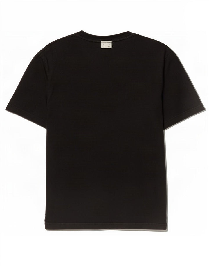 Adidas Herren Grafik T-Shirt Top Small Schwarz Baumwolle