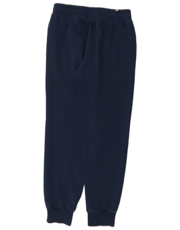 Puma Herren-Trainingsanzug mit Grafik, Jogginghose, Größe S, marineblau, Baumwolle