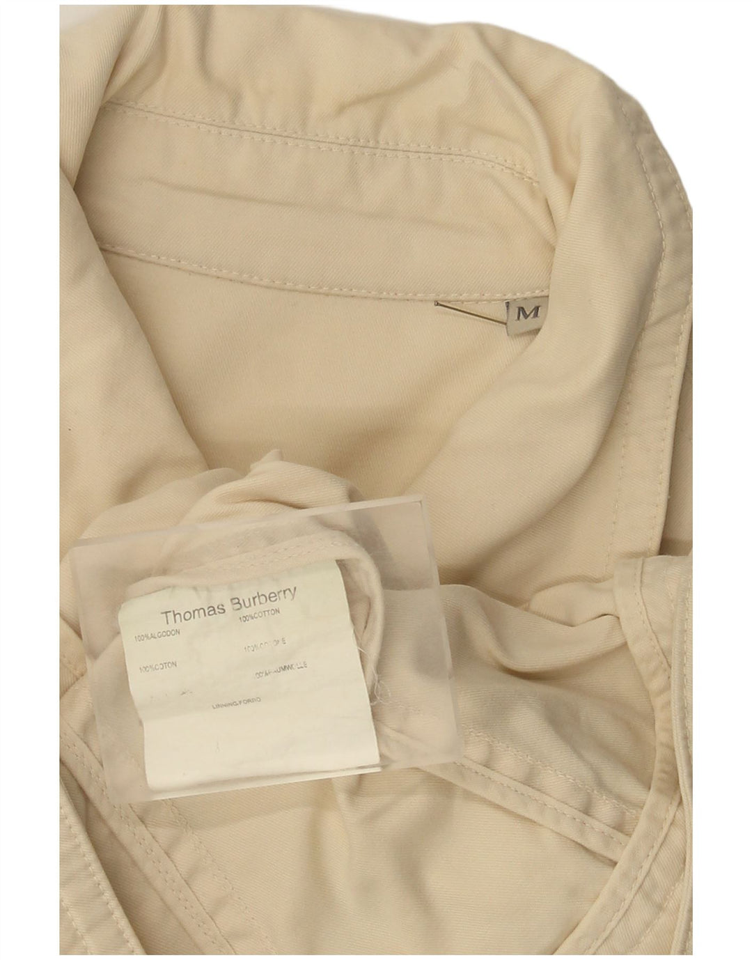 Burberry Damen Bomberjacke UK 14 Mittelbeige Baumwolle