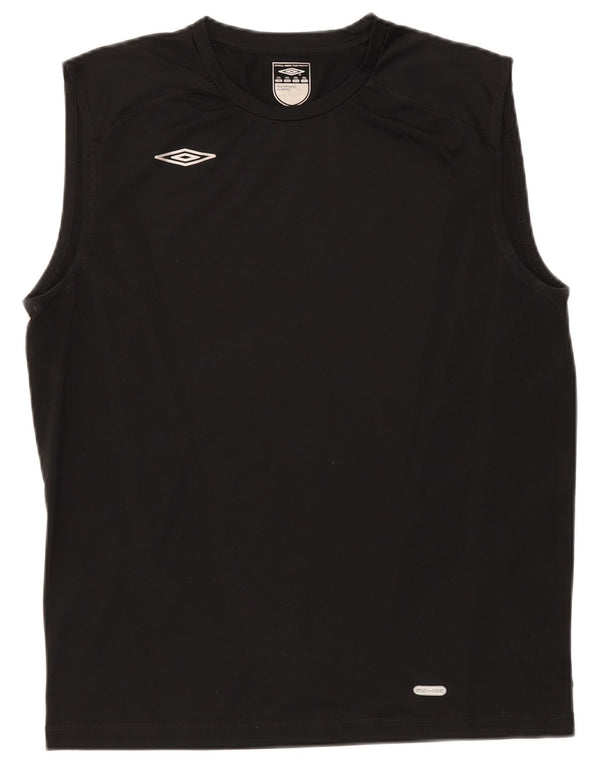 Umbro Herren Weste Top 2XL Schwarz Polyester