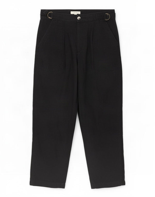 Marks & Spencer Damen Pegged Chino Hose UK 14 Large W32 L27 Schwarz