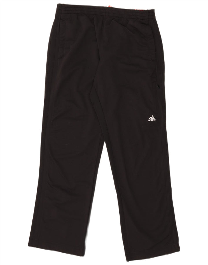 Adidas Herren-Trainingshose, groß, aus schwarzem Polyester