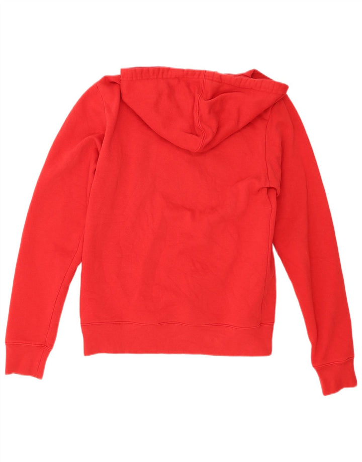 CHAMPION Mens Graphic Hoodie Jumper Small Red Cotton